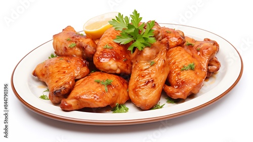 wings with vegetables