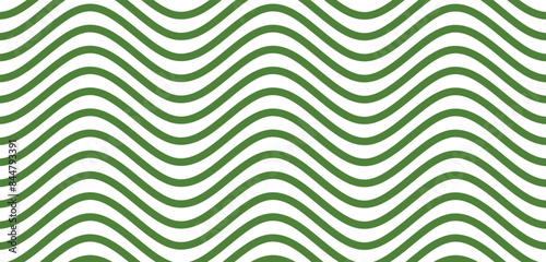Wave pattern with green color