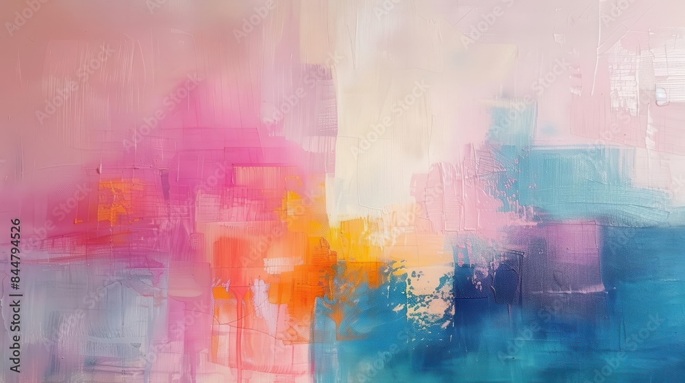 Beautiful pastel abstract art with gentle tones can brighten up any room and bring a sense of calmness to the space. Beautiful pastel abstract art with gentle tones can brighten up any room and bring a sense of calmness to the space.