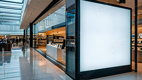 A Blank Canvas Awaits at Departmental Store