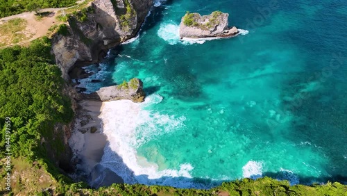 Korawa Beach on Nusa Penida Island, Indonesia photo