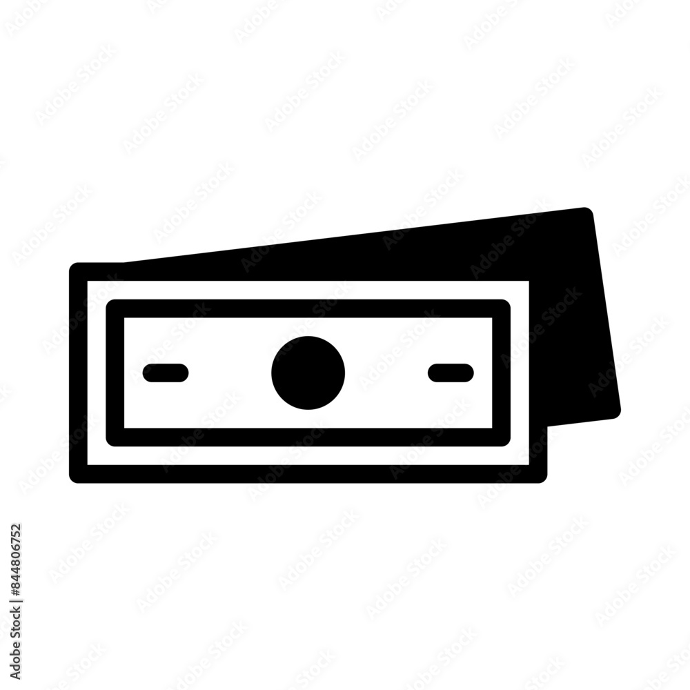 money icon or logo illustration outline black style money icon or logo illustration outline black style