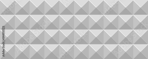 White seamless 3d geometric pattern with optical illusions for wrapping paper, banner, cover design, catalog. White modern premium background. Wallpapers. 3D Tiles