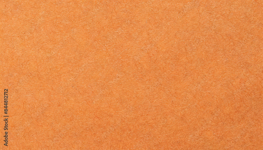 Fototapeta premium Dusty, grainy, rough, earthy orange paper texture with visible fibers, for minimalistic art or backgrounds.