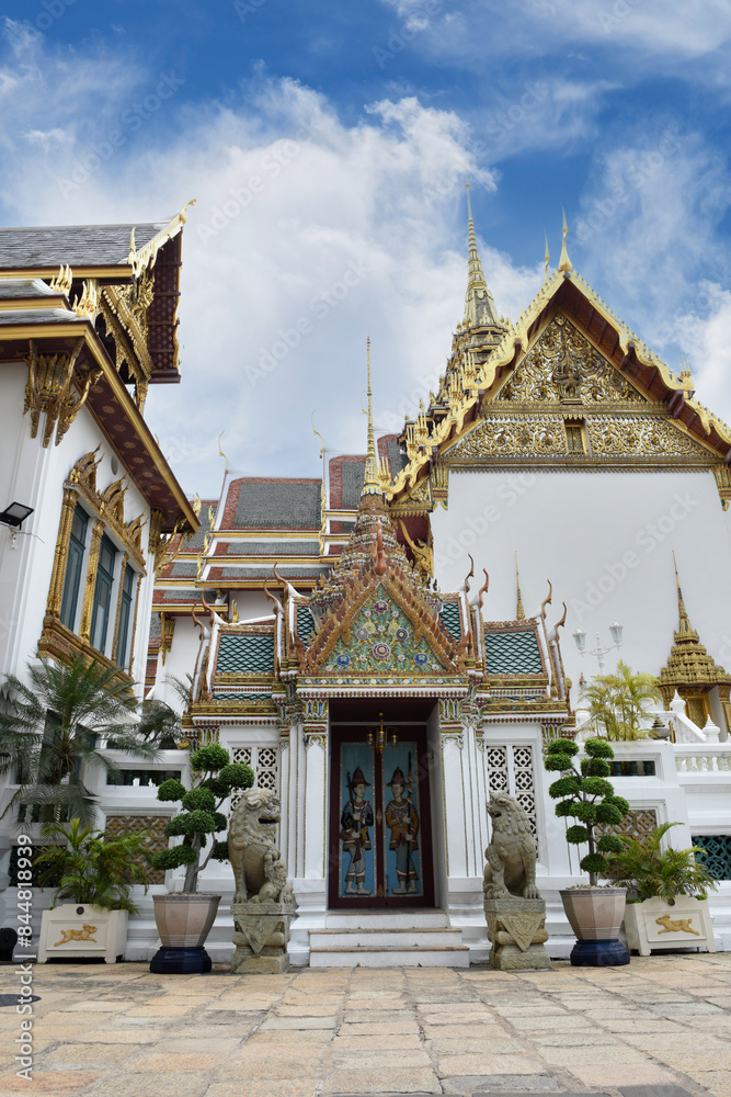 Wat Phra Kaew, Temple of the Emerald Buddha, beautiful architecture landmark Bangkok, Asia Thailand Wat Phra Kaew, Temple of the Emerald Buddha, beautiful architecture landmark Bangkok, Asia Thailand