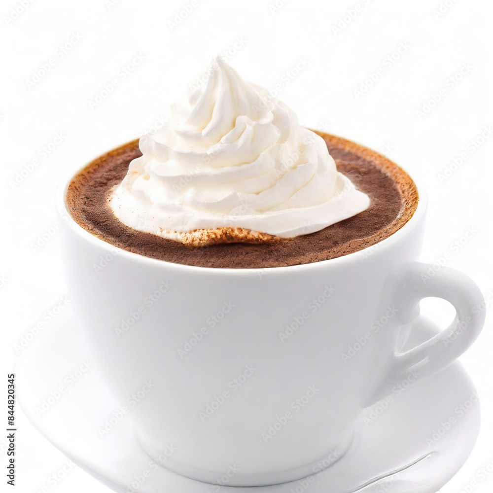 cup of hot coffee with whipped cream cup of hot coffee with whipped cream