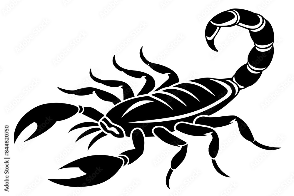 scorpion animal silhouette vector illustration scorpion animal silhouette vector illustration