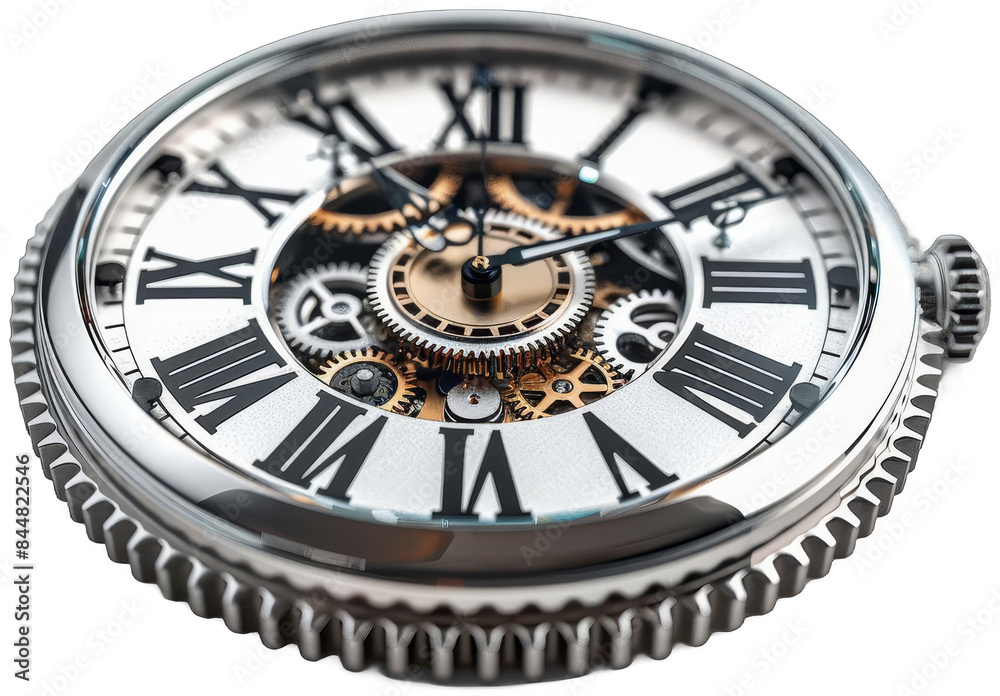 close up of a clock with gears and a chain close up of a clock with gears and a chain