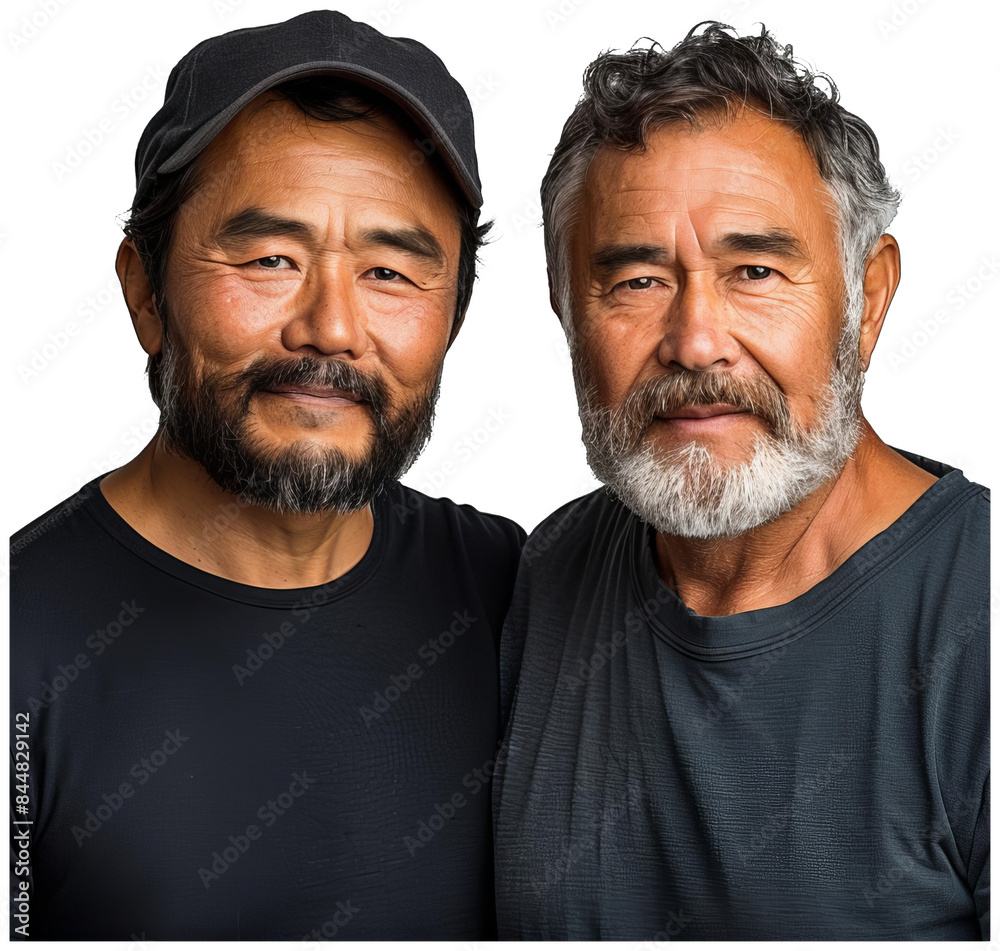 couple of men standing next to each other