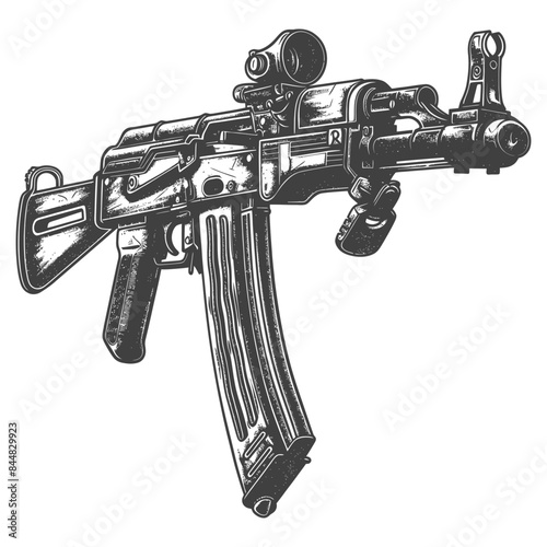 black and white gun drawing clip art preview