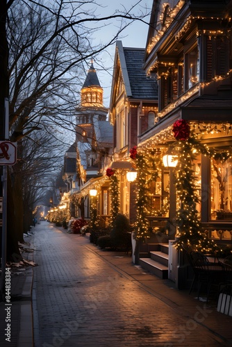 Christmas lights in the streets of Copenhagen