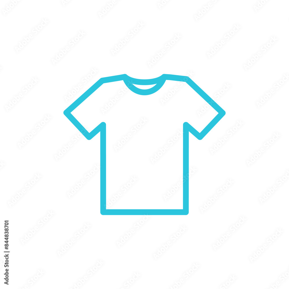Simple Men T-Shirt icon. Isolated on white background. From blue icon set. Simple Men T-Shirt icon. Isolated on white background. From blue icon set.