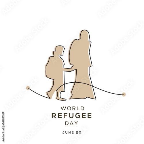 World Refugee Day, held on 20 June.