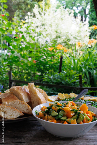 Nature's table: A picturesque picnic retreat.