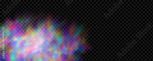 Background of an explosion of colorful smoke clouds.Multicolor fog with blue and yellow particles.Explosions of color powder.