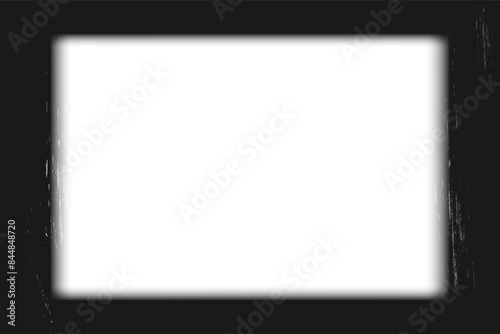 Old cinematic frame, video film strip. Retro vintage tape empty template with slide. Tape border, grunge textured silhuette. Video photo reel on transparent background 