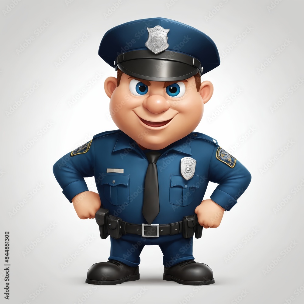 Law Enforcement Pride: Police Uniform with Patches and Tie Law Enforcement Pride: Police Uniform with Patches and Tie