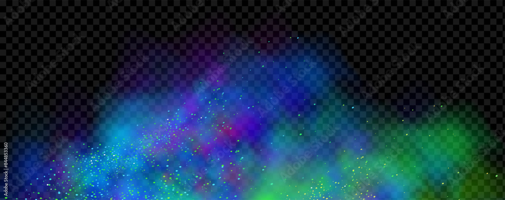 Background of an explosion of colorful smoke clouds.Multicolor fog with blue and yellow particles.Explosions of color powder. Background of an explosion of colorful smoke clouds.Multicolor fog with blue and yellow particles.Explosions of color powder.