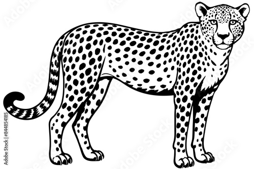 cheetah vector illustration