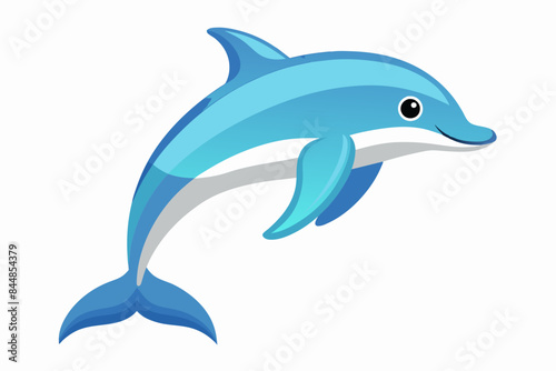 dolphin fish vector illustration