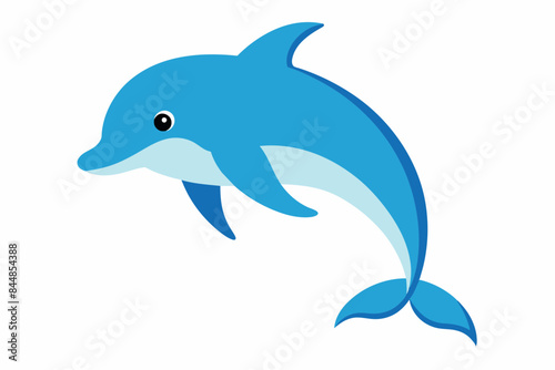 dolphin fish vector illustration