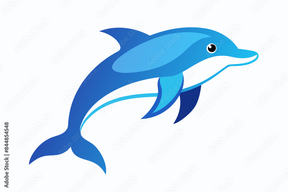 dolphin fish vector illustration dolphin fish vector illustration
