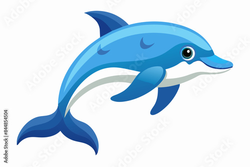 dolphin fish vector illustration