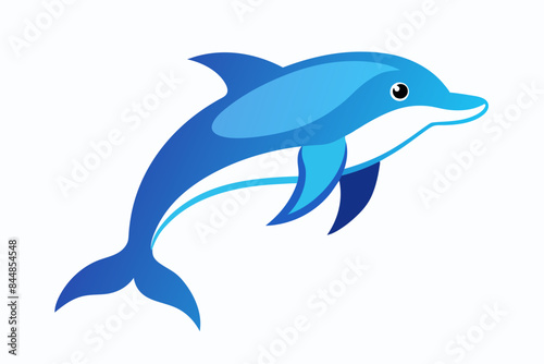 dolphin fish vector illustration