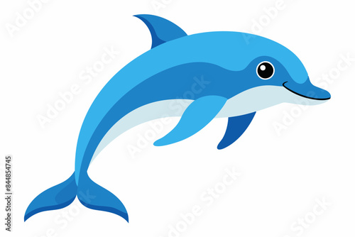 dolphin fish vector illustration