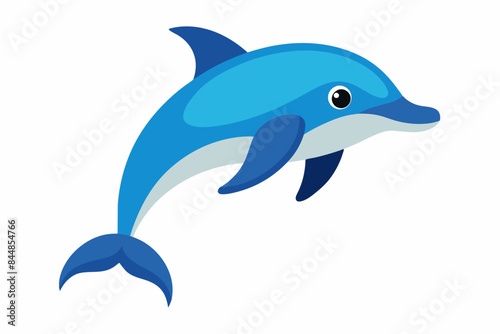 dolphin fish vector illustration