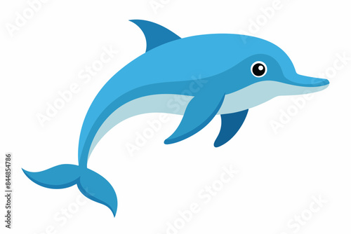 dolphin fish vector illustration