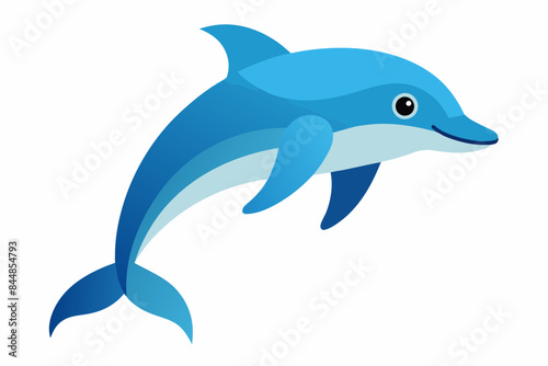 dolphin fish vector illustration