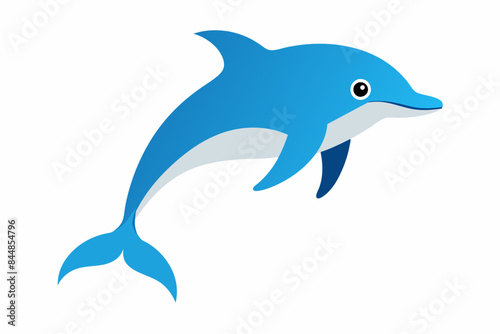 dolphin fish vector illustration