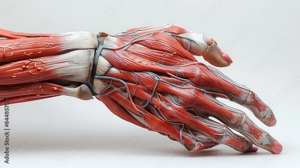 Immersive 360-Degree Panorama of Hand Muscles, Including Intrinsic and ...