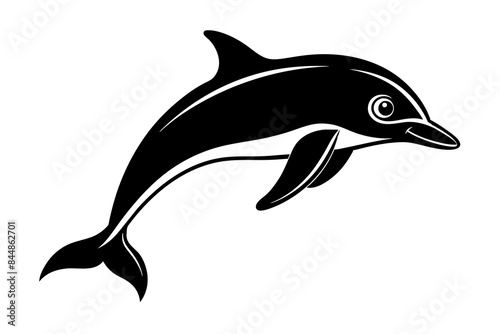 dolphin fish vector illustration