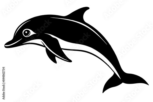 dolphin fish vector illustration