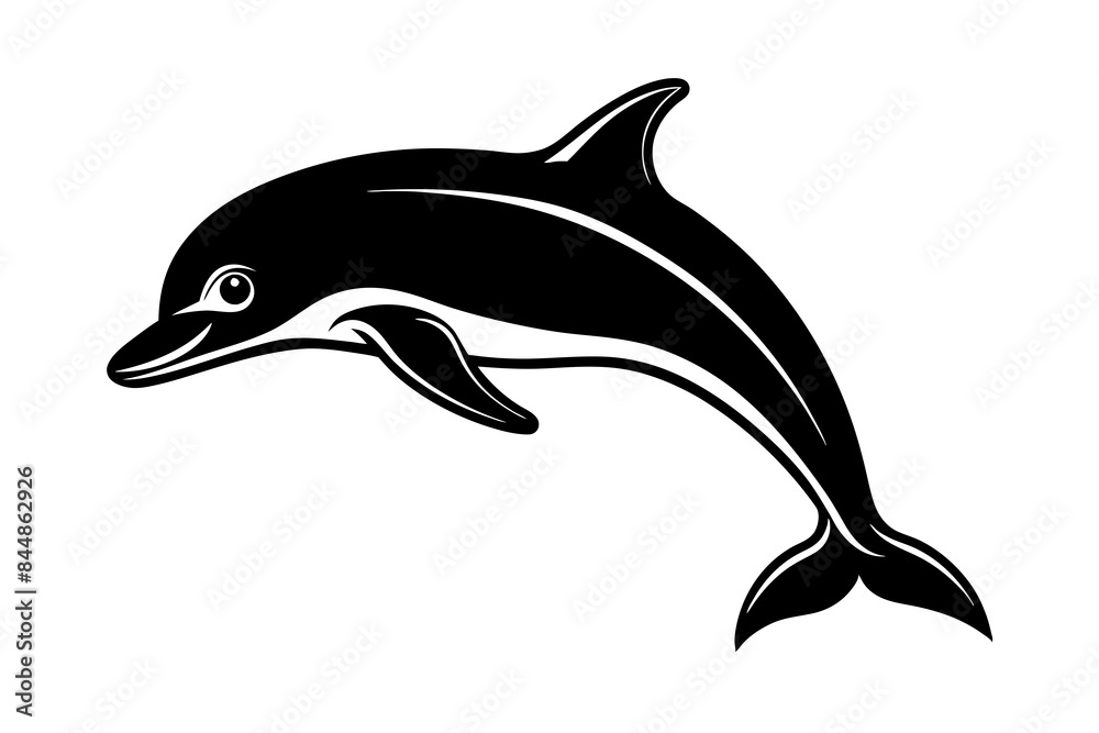 dolphin fish vector illustration dolphin fish vector illustration