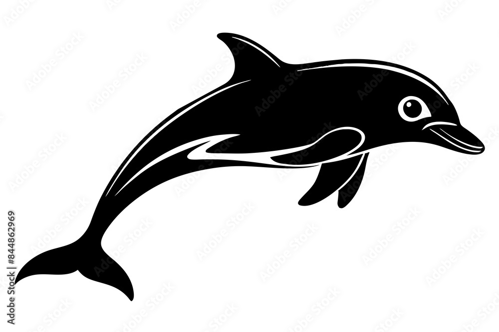 dolphin fish vector illustration dolphin fish vector illustration