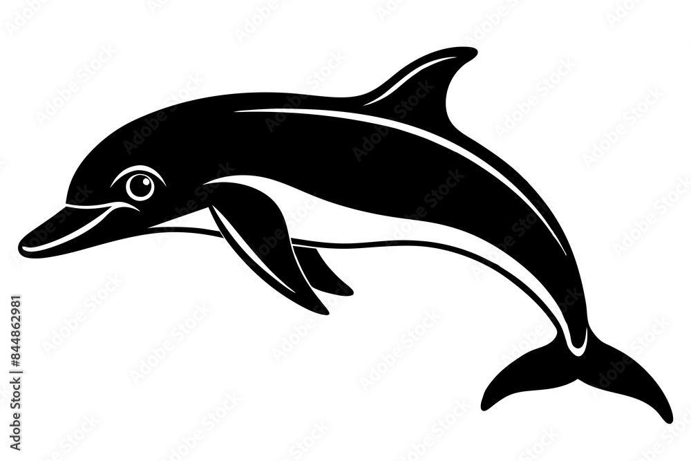 dolphin fish vector illustration dolphin fish vector illustration