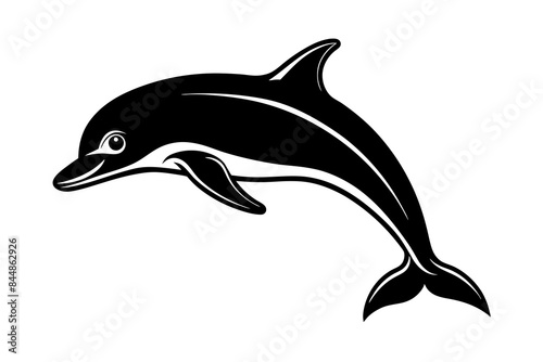 dolphin fish vector illustration