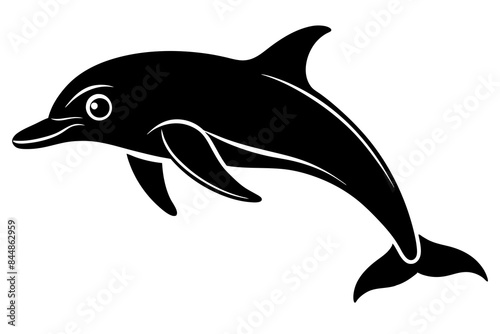 dolphin fish vector illustration
