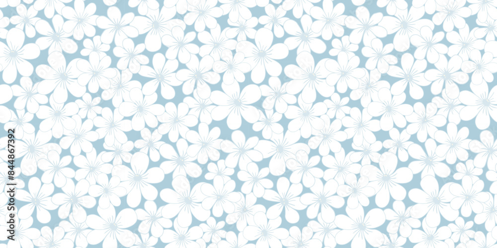 Seamless floral pattern. Background in small flowers for textiles, fabrics, cotton fabric, covers, wallpaper, print, gift wrapping, postcard, scrapbooking.
Seamless floral pattern. Background in small flowers for textiles, fabrics, cotton fabric, covers, wallpaper, print, gift wrapping, postcard, scrapbooking.