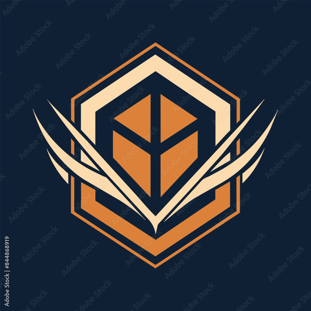 A minimalist logo design featuring a geometric hexagon with wings, crafted to convey sophistication, Craft a minimalist logo that conveys sophistication and style A minimalist logo design featuring a geometric hexagon with wings, crafted to convey sophistication, Craft a minimalist logo that conveys sophistication and style