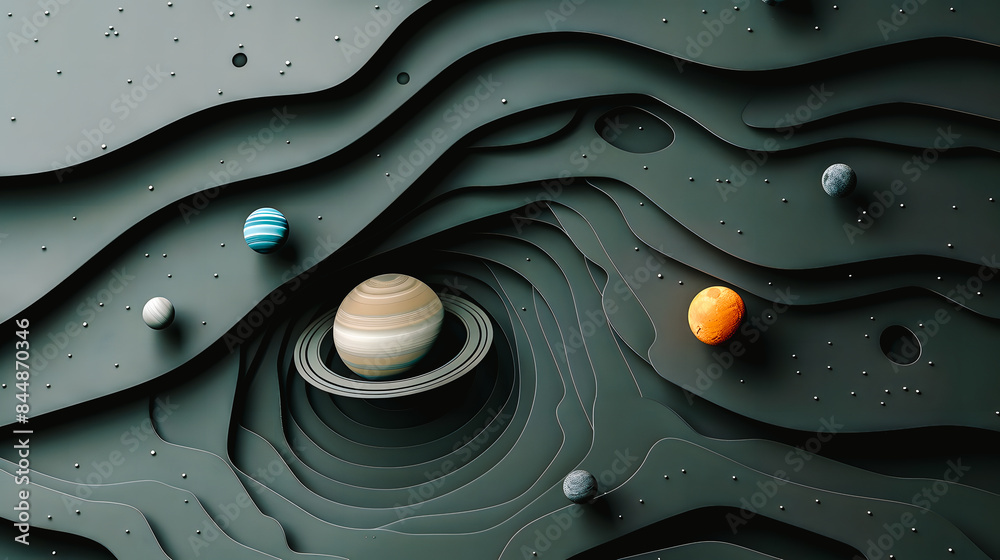Planètes dans le cosmos Planètes dans le cosmos