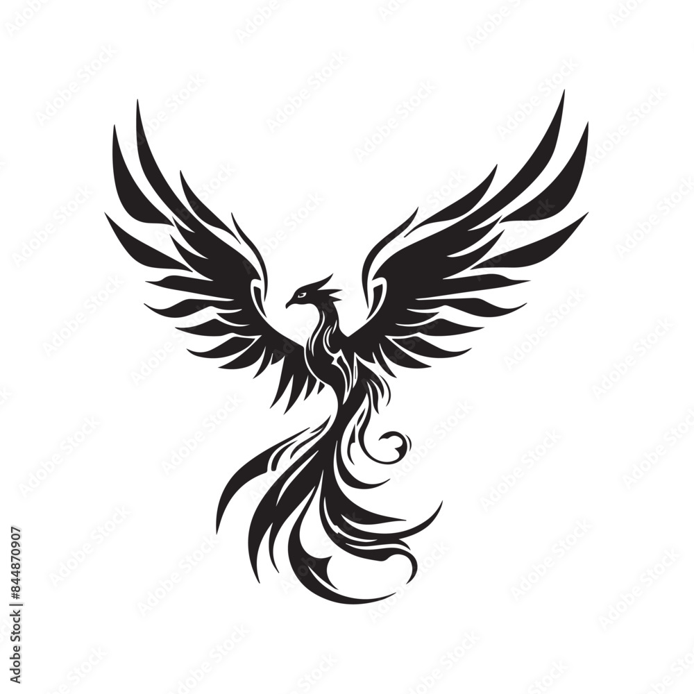 Adobe illustration artwork of a Flying magistic Bird. Adobe illustration artwork of a Flying magistic Bird.