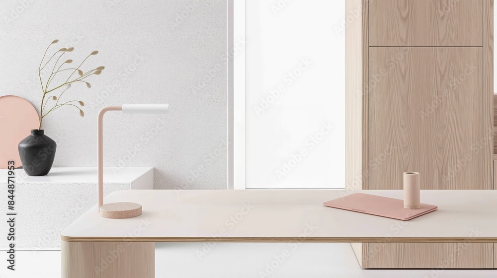 Fototapeta premium An empty table in the interior. To display the product