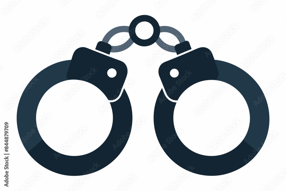 handcuffs crime vector illustration handcuffs crime vector illustration