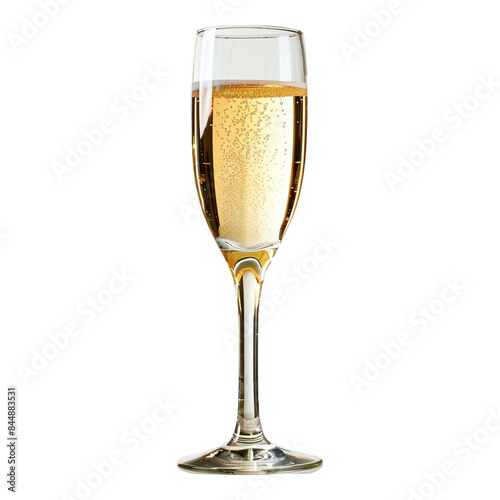Isolated-champagne-flute-with-bubbly-liquid-perfect-for-celebratory-and-festive-designs