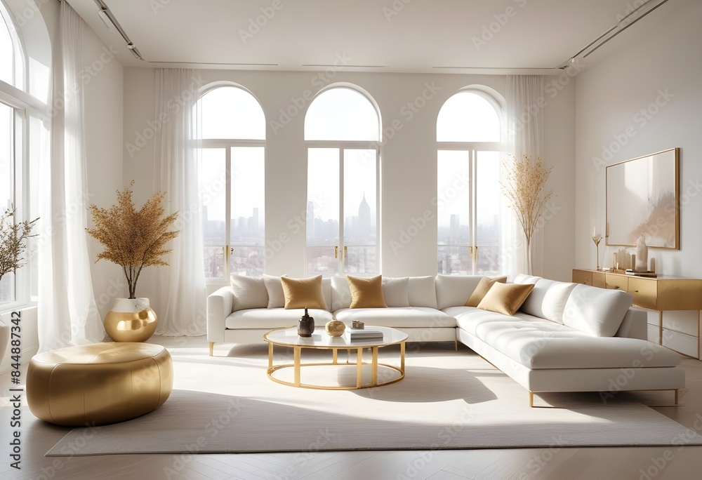 white and gold theme modern interior white and gold theme modern interior