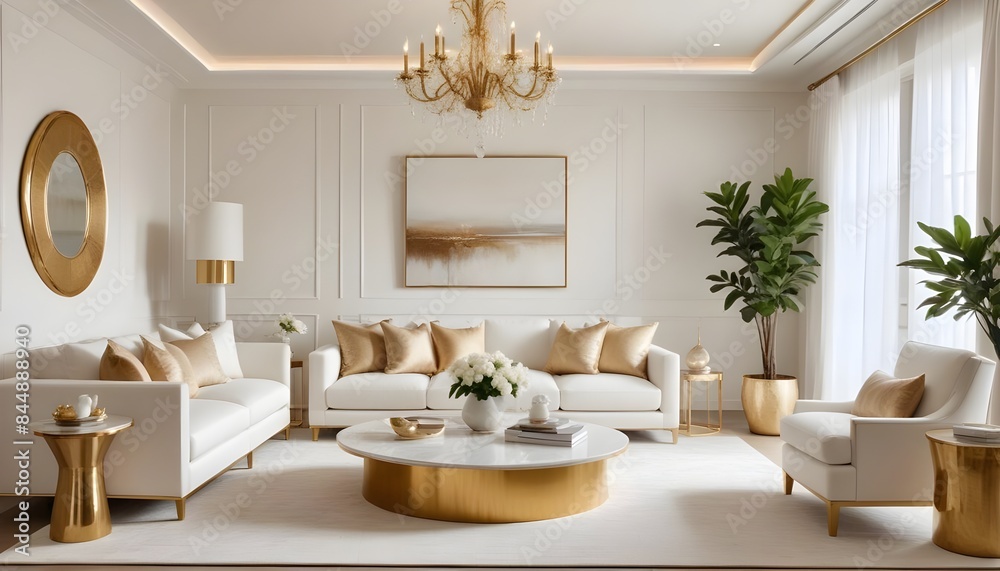 white and gold theme modern interior white and gold theme modern interior